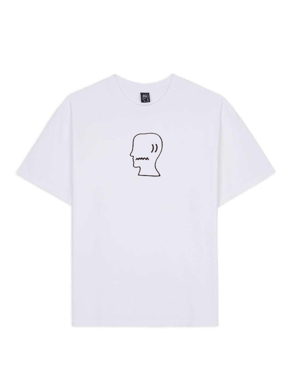 NWT CLASSIC BRAIN DEAD LOGOHEAD T-SHIRT - WHITE